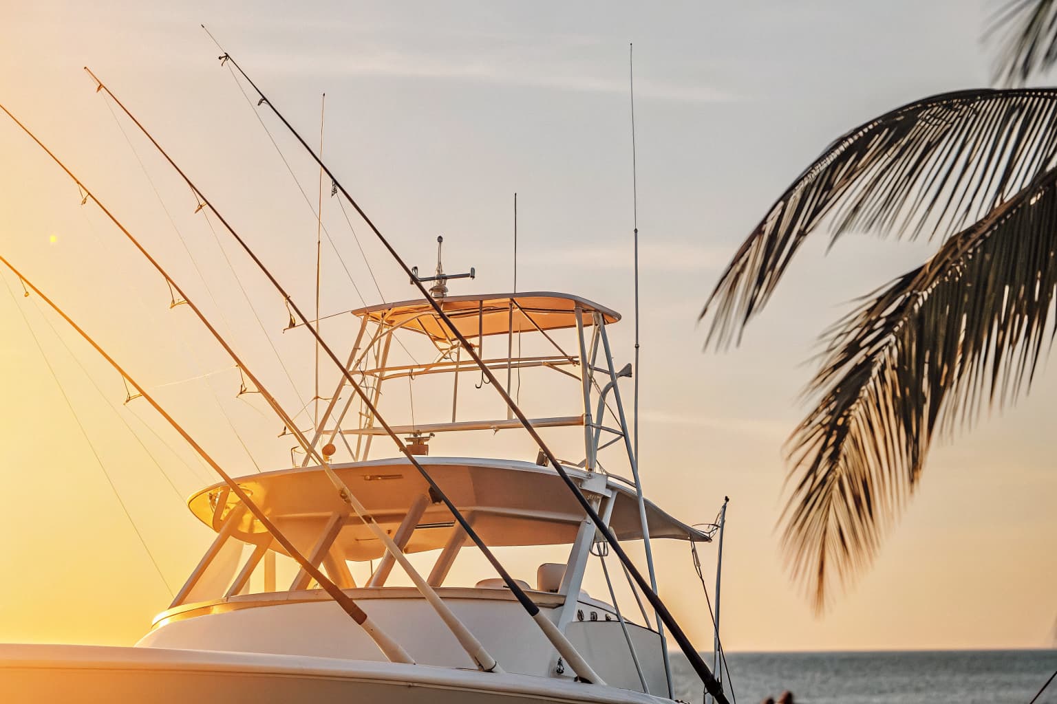 Legacy Fishing Costa Rica charter boat rigged for a corporate group charter at Marina Pez Vela