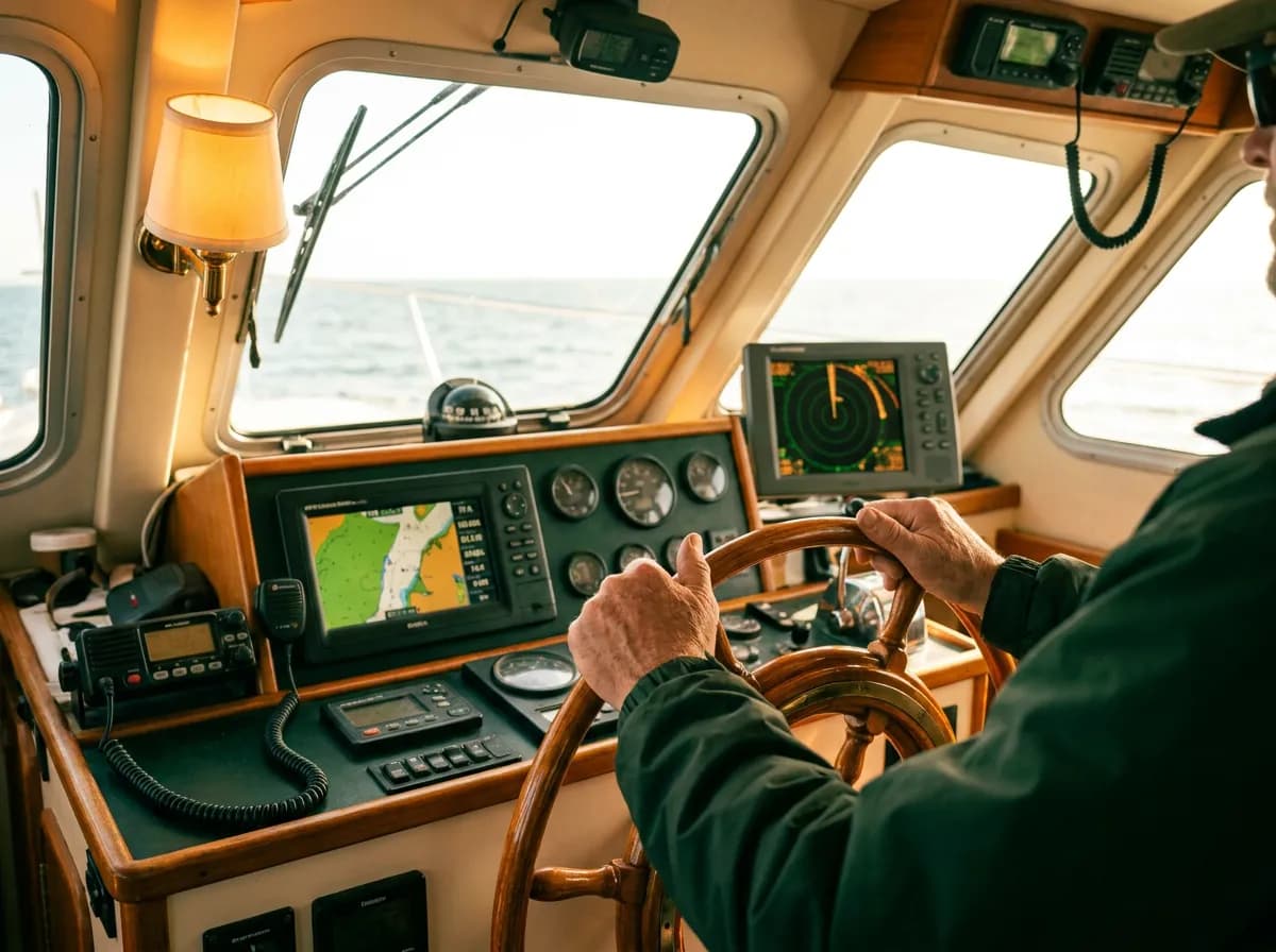 Legacy Fishing Costa Rica captains and mates at the helm of a charter boat