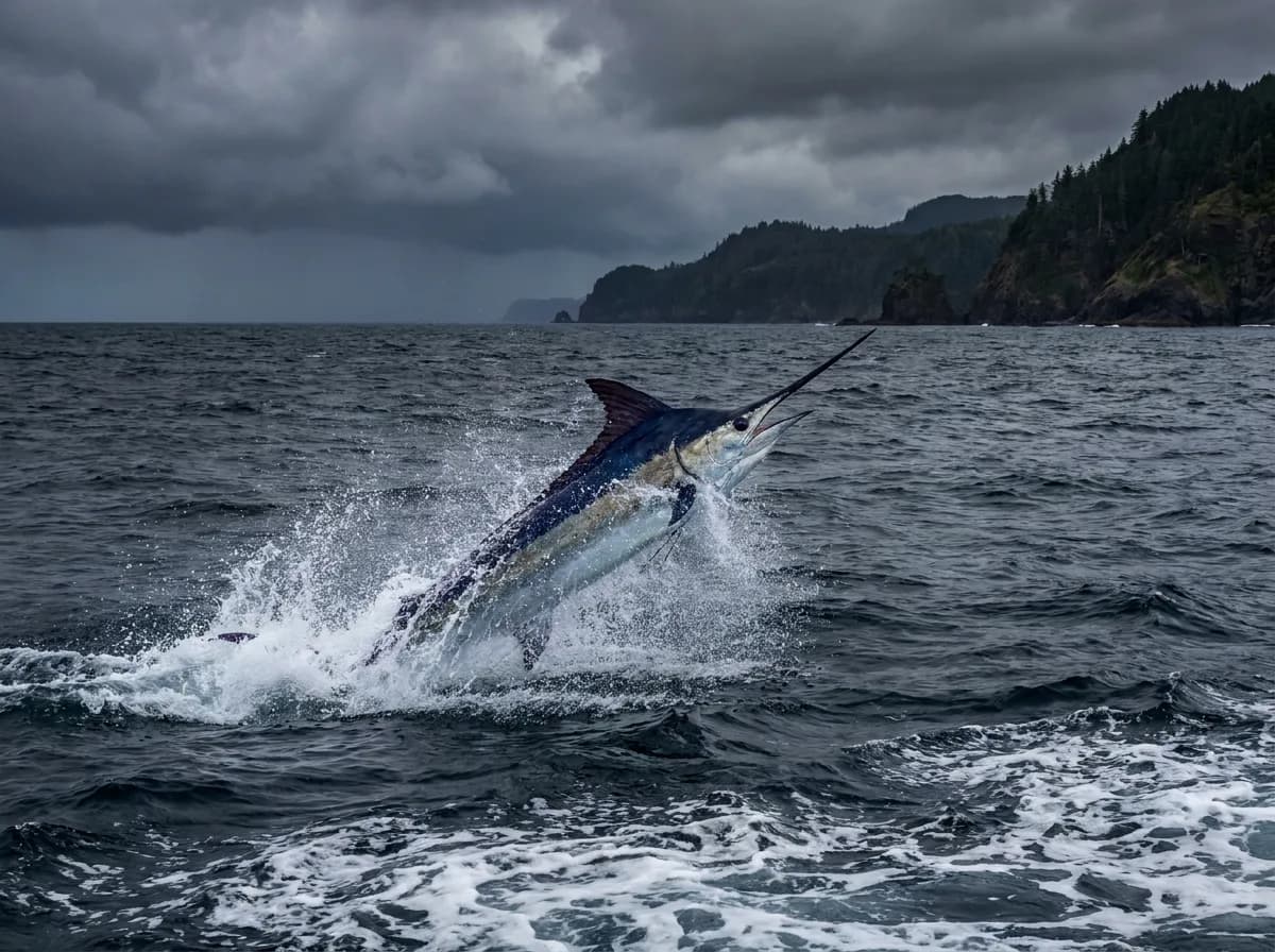 Blue Marlin (Makaira nigricans) off Quepos, Costa Rica