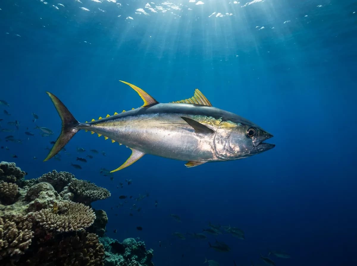 Yellowfin Tuna (Thunnus albacares) off Quepos, Costa Rica